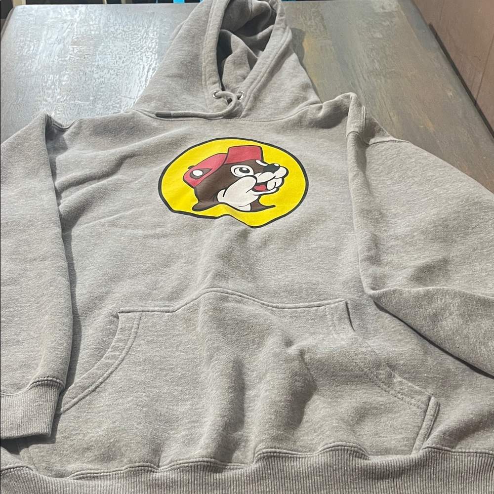 BUCEES SZ MEDIUM Gray Hoodie MEN’S WOMEN’S SWEATSHIRT #154